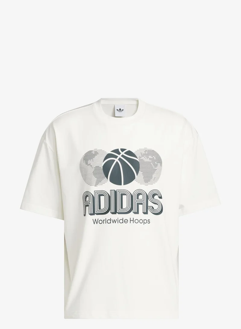adidas Originals World Wide Hoops Global Basketball T-Shirt